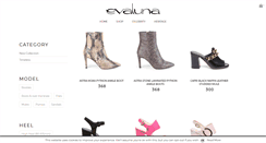Desktop Screenshot of evalunashoes.com